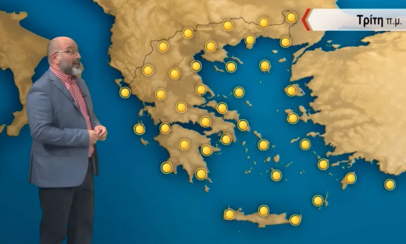Καιρός: Καλοκαιρινό το σκηνικό την Τρίτη 4/7 σύμφωνα με τον Αρναούτογλου