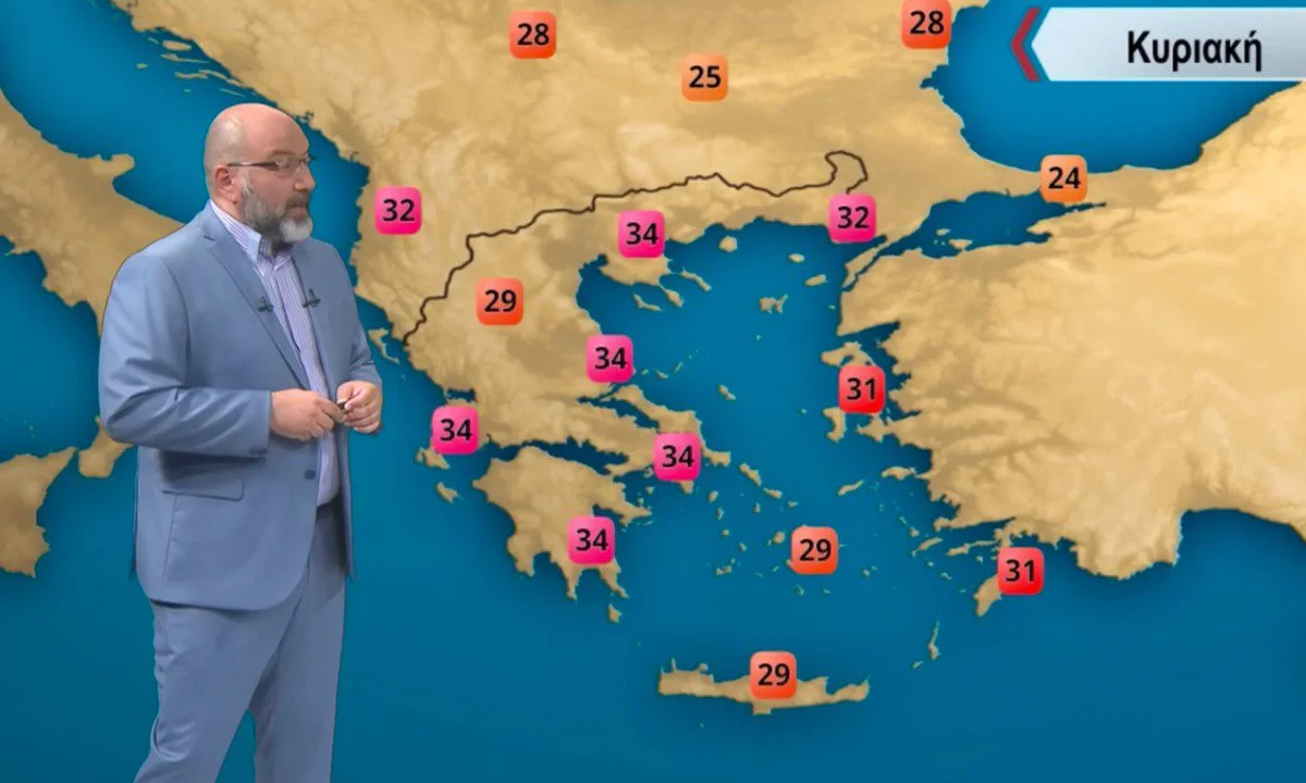 Καιρός για μπάνιο την Κυριακή (9/7) σύμφωνα με τον Αρναούτογλου - Που θα κυμανθεί η θερμοκρασία