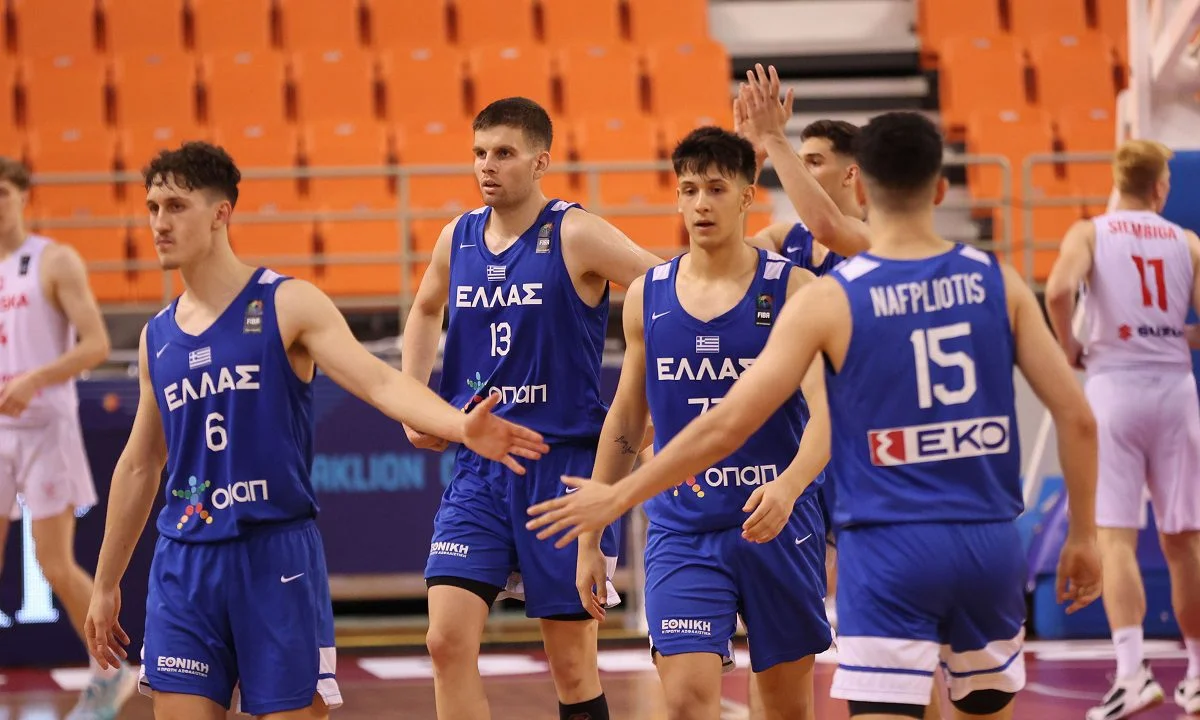 Κροατία - Ελλάδα: Τον τρίτο αγώνα της στο Eurobasket U20 που διεξάγεται στο Ηράκλειο δίνει η Εθνική Νέων Ανδρών την Δευτέρα (10/7)