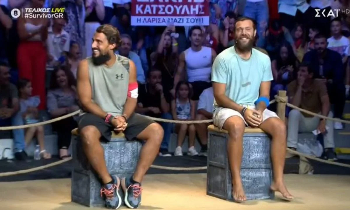 Ο Σάκης Κατσούλης σήκωσε το τρόπαιο στον τελικό του Survivor All Star στο Γαλάτσι, διατηρώντας την... παράδοση.