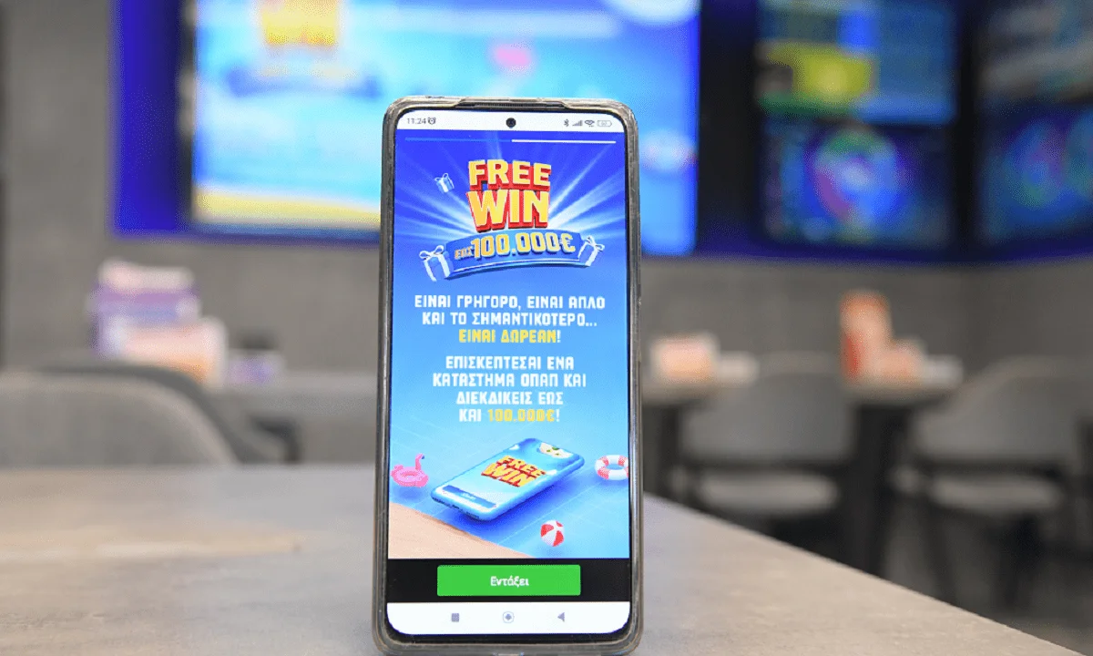 Ήρθε στα καταστήματα ΟΠΑΠ το FREEWIN μέσω του OPAP Store App!