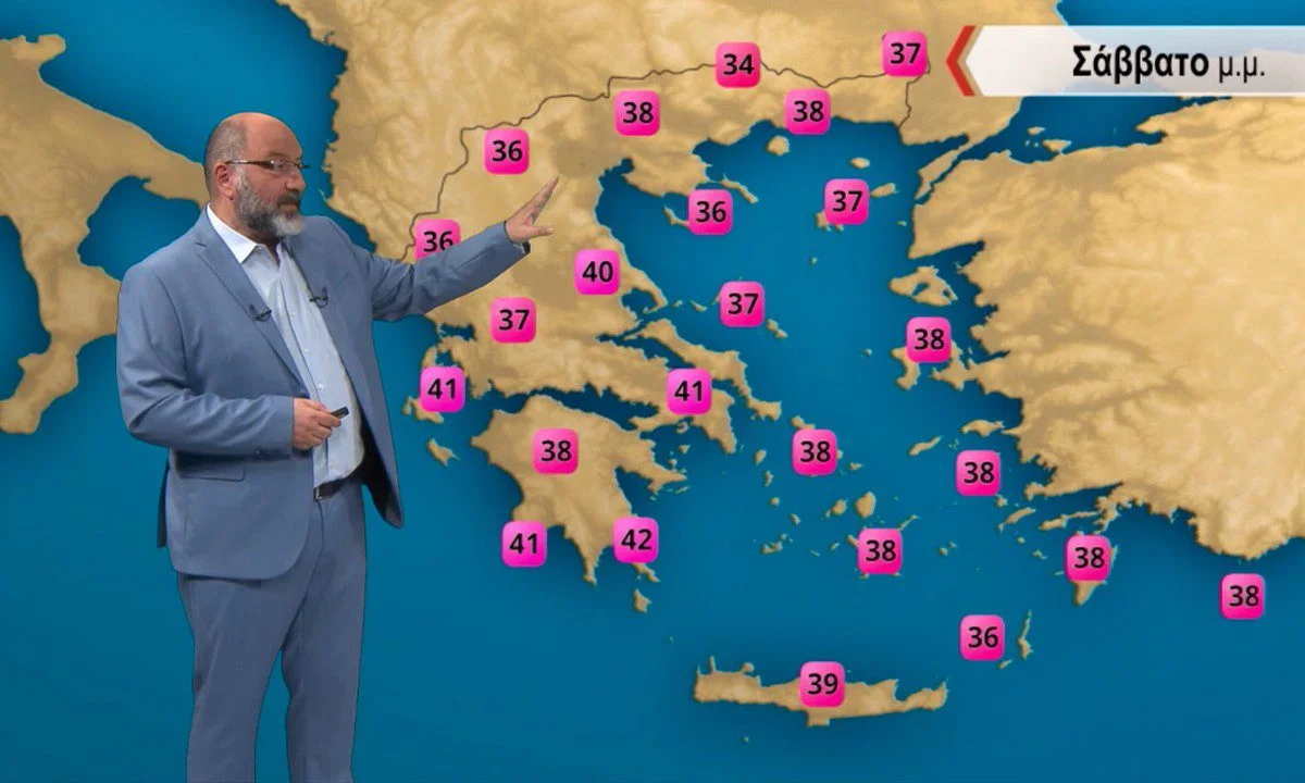 Καιρός: Ο Αρναούτογλου δείχνει συνέχεια στον καύσωνα - Σε ποιες περιοχές θα πέσει η θερμοκρασία