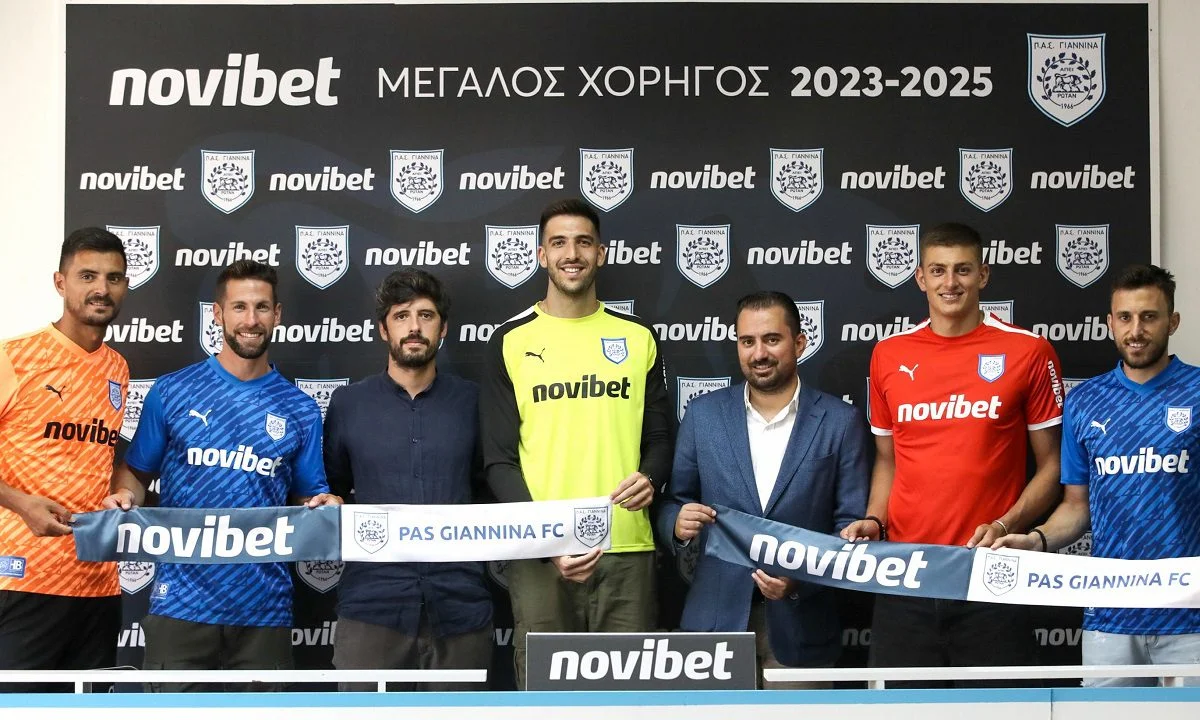 Η Novibet και ο ΠΑΣ ΓΙΑΝΝΙΝΑ ανακοινώνουν την έναρξη της χορηγικής συνεργασίας, που θα ισχύει για τα επόμενα δύο χρόνια