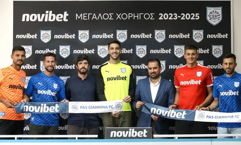 Η Novibet ο νέος Μεγάλος Χορηγός του ΠΑΣ ΓΙΑΝΝΙΝΑ για τα επόμενα 2 χρόνια