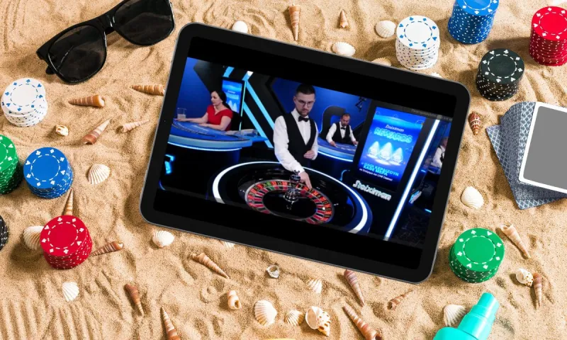 Live Casino της Stoiximan και στην… παραλία!