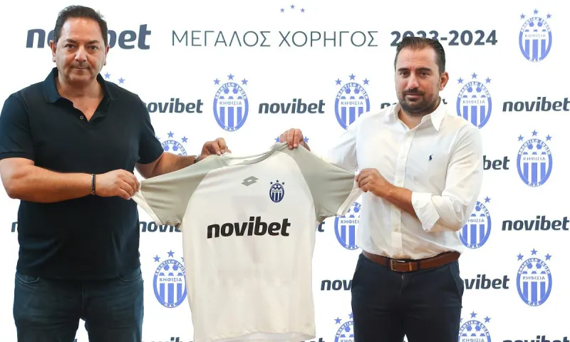 Η Novibet είναι ο νέος Μεγάλος Χορηγός της ΠΑΕ ΚΗΦΙΣΙΑ για το επόμενο έτος