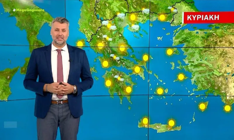 Καιρός με σταθερή θερμοκρασία και την Κυριακή (30/7) λέει η ΕΜΥ (vid)