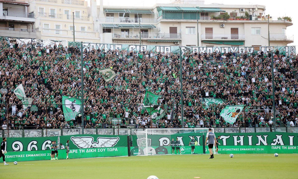 Παναθηναϊκός - Ντνίπρο: Τα μηνύματα από τη Θύρα 13 για τις πυρκαγιές (pic)