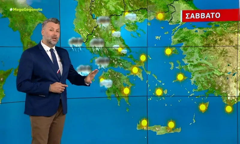 Καιρός: Χωρισμένη στα δύο η χώρα σύμφωνα με τον Καλλιάνο - Εκεί χτυπάει η κακοκαιρία
