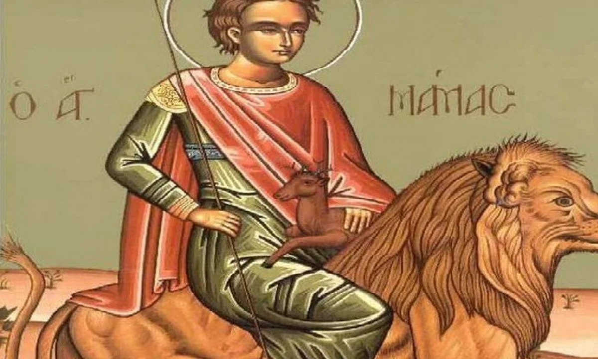 Εορτολόγιο Σάββατο 2 Σεπτεμβρίου: Σήμερα η Εκκλησία μας εορτάζει μεταξύ άλλον τη μνήμη του Αγίου Μάμαντος μάρτυρος.