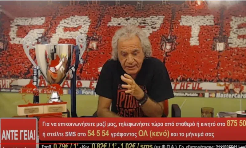 Τάκης Τσουκαλάς: «Γιατί βάλατε την Ακρόπολη αφού στην Αθήνα οι Ολυμπιακοί είναι περισσότεροι;» (vid)