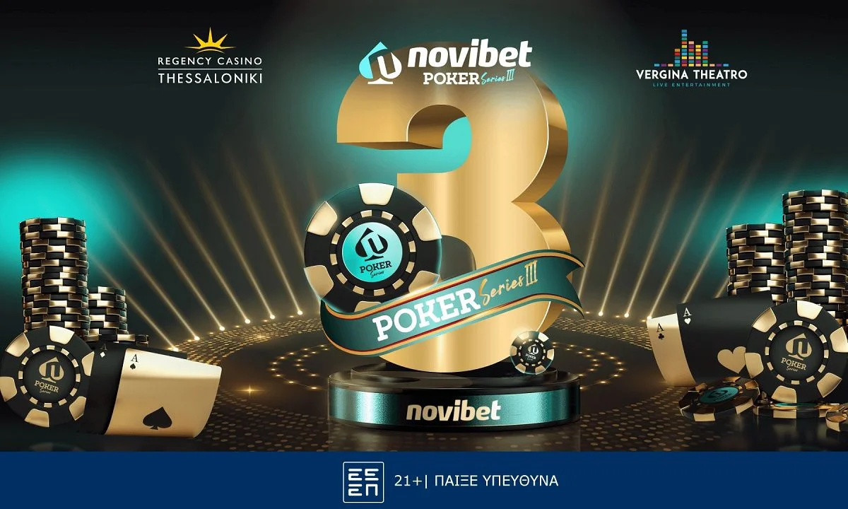 Σε λιγες ημέρες ξεκινάει στο Regency Casino Thessaloniki το Novibet PokerSeries #3 και τα διαδικτυακά προκριματικά ολοκληρώνονται
