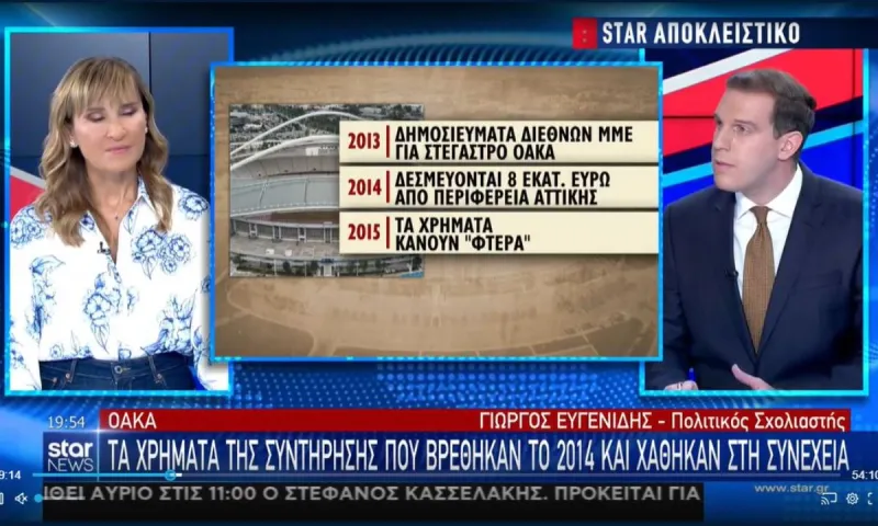 ΟΑΚΑ: Ο Γιάννης Σγουρός είχε εξασφαλίσει 8 εκατ. ευρώ για συντήρηση στο στέγαστρο Καλατράβα, αλλά… (vid)