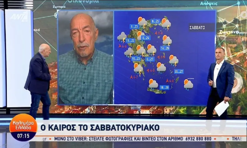 Την έριξε την «οβίδα» ο Τάσος Αρνιακός για τον καιρό! - Έτσι θα «χτυπήσει» το «σύστημα Π» (vid)