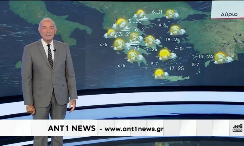 Καιρός: Ο Τάσος Αρνιακός μας άφησε... παγωτό: «Έρχονται τα πρώτα κρύα»! (vid)