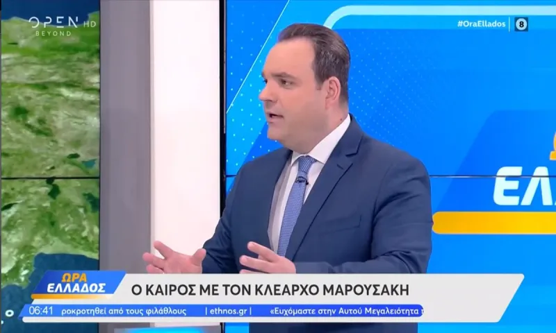 Κλέαρχος Μαρουσάκης - Καιρός: Προειδοποιεί ξανά - «Πρόβα χειμώνα το Σαββατοκύριακο»