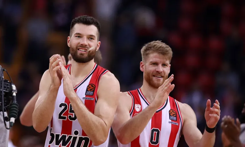Euroleague: Η βαθμολογία μετά τη νίκη του Ολυμπιακού επί του Ερυθρού Αστέρα - Τα αποτελέσματα