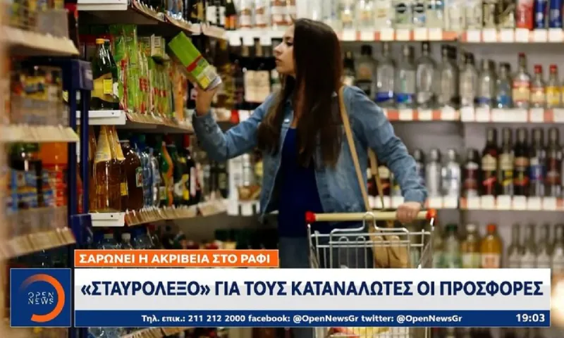 Σαρώνει η ακρίβεια στο ράφι των σούπερ μάρκετ: Αντιμέτωποι με το «παιχνίδι» των συνεχών εκπτώσεων οι καταναλωτές (vid)