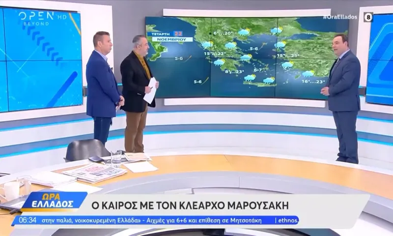 Κλέαρχος Μαρουσάκης: Έκανε πρόβλεψη για τα φετινά Χριστούγεννα – Πολύ κρύο μας περιμένει!
