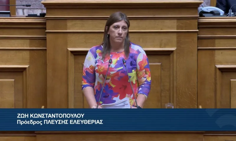 Η Ζωή Κωνσταντοπούλου μίλησε για τα Τέμπη όπως θα ήθελαν οι οικογένειες των θυμάτων