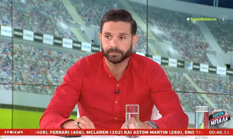 Πιο κόκκινος από ποτέ ο Ηλίας Σπάθας στο MEGA (vid)