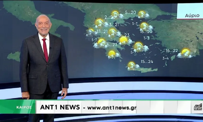 Στην... τσίτα μας έχει πάλι ο Τάσος Αρνιακός για τον καιρό: «Τρελαίνονται οι θερμοστάτες των καλοριφέρ!»