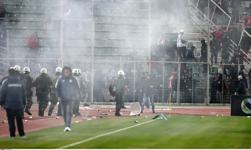 Με υπαιτιότητα του Ολυμπιακού αν διακοπτόταν το παιχνίδι στον Βόλο