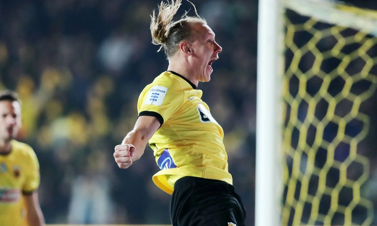Η ΑΕΚ επικράτησε του Άρη με 1-0 (59' Βίντα) στην ΟΠΑΠ Arena και έκλεισε τον πρώτο γύρο της Super League από τη 2η θέση της βαθμολογίας.