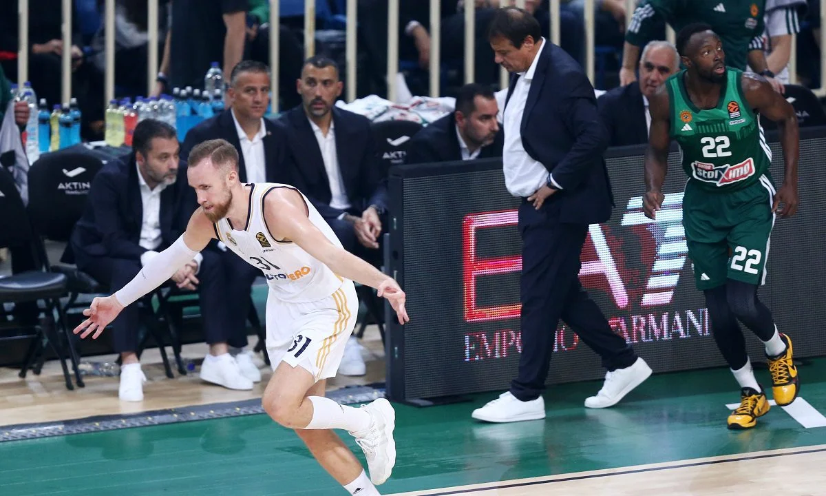 Ο Παναθηναϊκός «πλήρωσε» την κάκιστη τρίτη περίοδο και γνώρισε την ήττα από τη Ρεάλ Μαδρίτης με 78-90