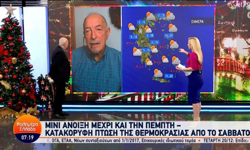 Θα μας «τρελάνει» ο καιρός, λέει ο Τάσος Αρνιακός: Από μίνι άνοιξη, ξαφνικά χειμώνας και πάλι! (vid)