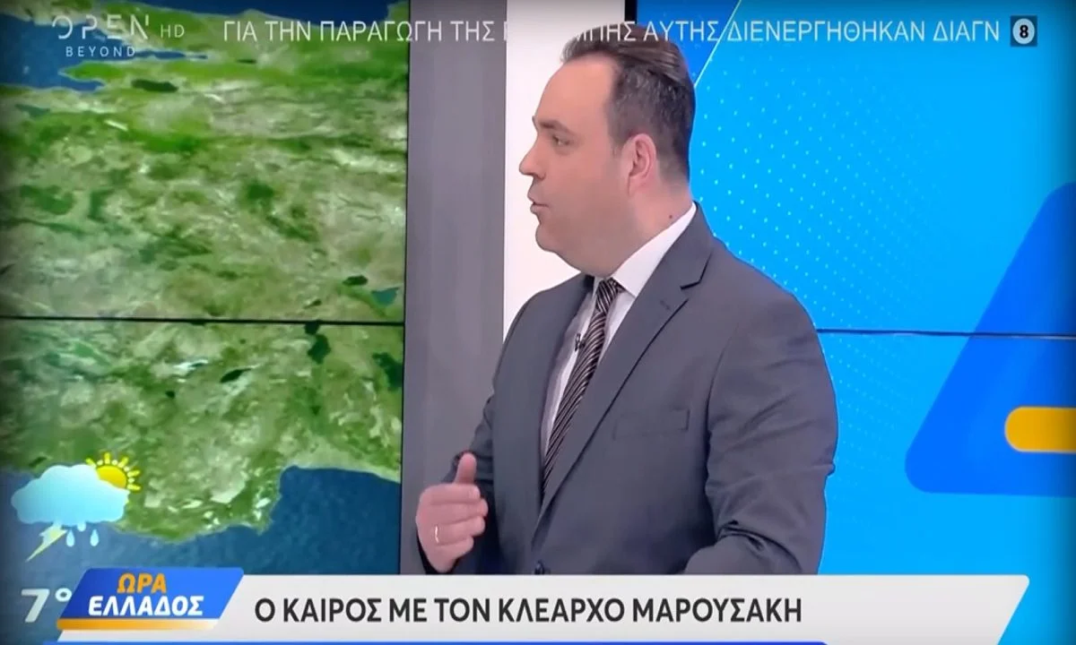 Κλέαρχος Μαρουσάκης: Χιόνια μέχρι και στην Αττική – Σοβαρές προειδοποιήσεις!