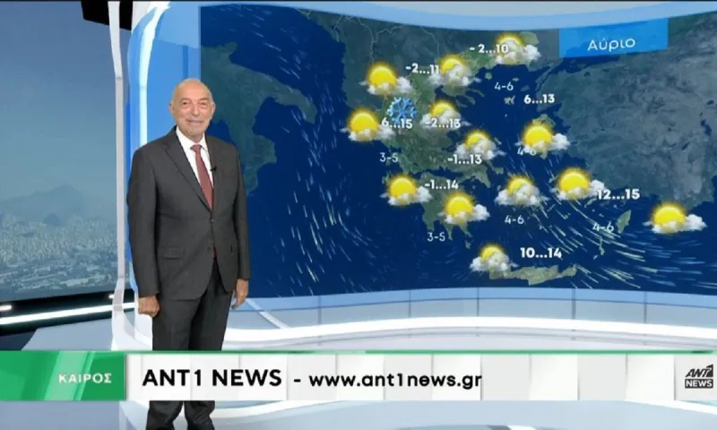 Άστατος καιρός με βροχές, λέει ο Τάσος Αρνιακός - Πότε θα έχουμε «Αλκυονίδες Μέρες»