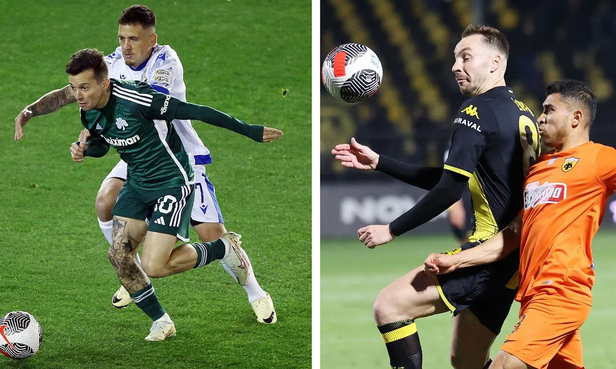Super League: Μονόδρομος οι νίκες για ΑΕΚ και Παναθηναϊκό – Στο «πάγο» ΠΑΟΚ και Ολυμπιακός!