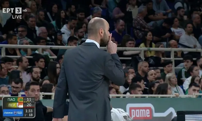 Το «Σσσσ...» του Βασίλη Σπανούλη στο ΟΑΚΑ (vid)