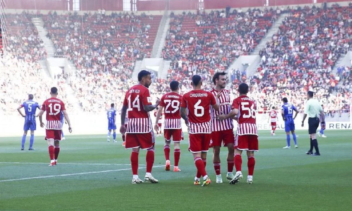 Με όπλο το πρέσινγκ και την αποτελεσματικότητά του, ο Ολυμπιακός επικράτησε με 4-1 της Λαμίας και πλέον κινείται σε ρυθμούς Conference League