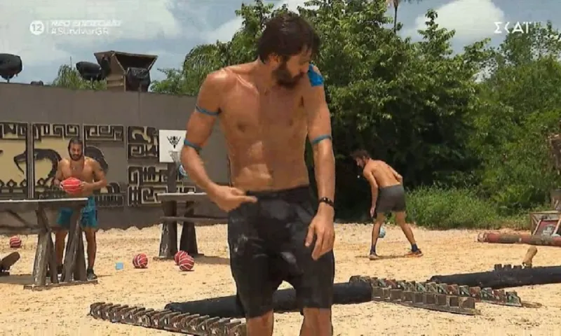 Survivor: Απίστευτο αυτό που έκανε ο Φάνης Μπολέτσης - Έπαιξε με ένα χέρι και τους τρέλανε όλους