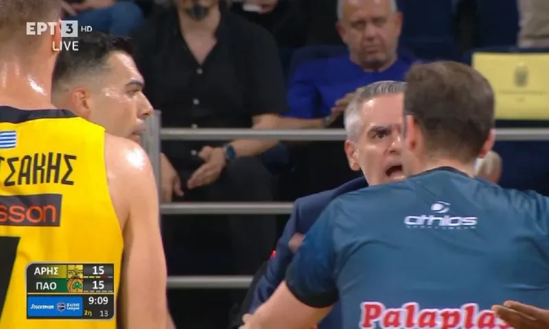 Άρης-Παναθηναϊκός: Από μία τεχνική ποινή σε Καστρίτη και Σλούκα - Τι συνέβη (vid)