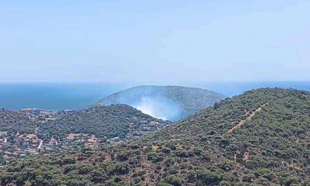 Φωτιά στη Σαρωνίδα - 2ο μήνυμα από το 112, πυρκαγιά στο Μαύρο Λιθάρι