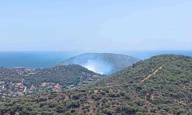 Φωτιά στη Σαρωνίδα - 2ο μήνυμα από το 112, πυρκαγιά στο Μαύρο Λιθάρι