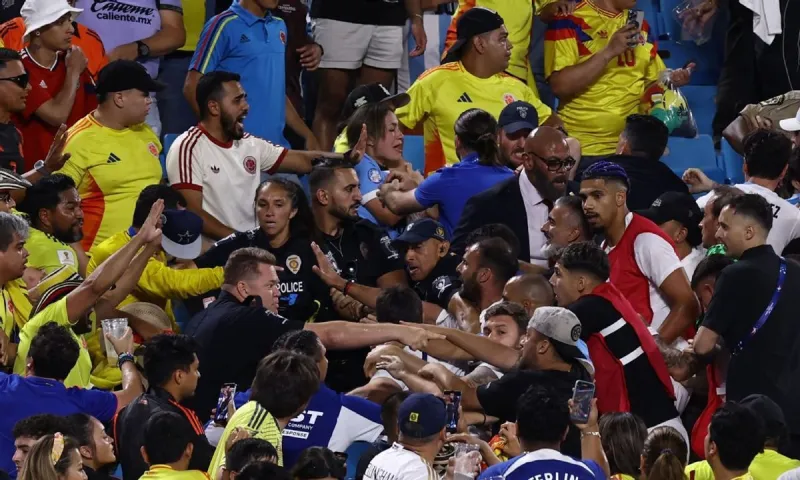 Copa America: Απίστευτο ξύλο ανάμεσα σε Νούνιες - Αραούχο και Κολομβιανούς οπαδούς! (vid)