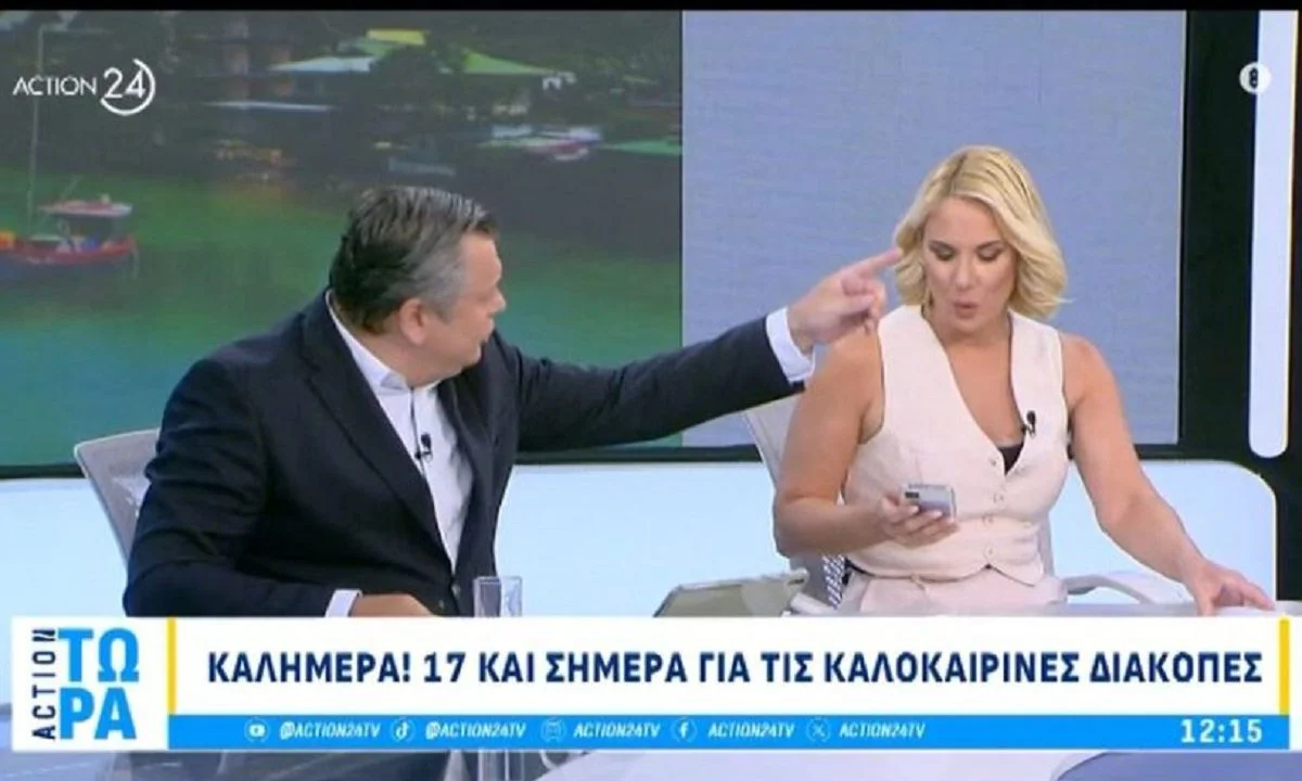 Πανικός στον αέρα του Action 24: Μπηχτή της Κουτροκόη στον Υποφάντη!