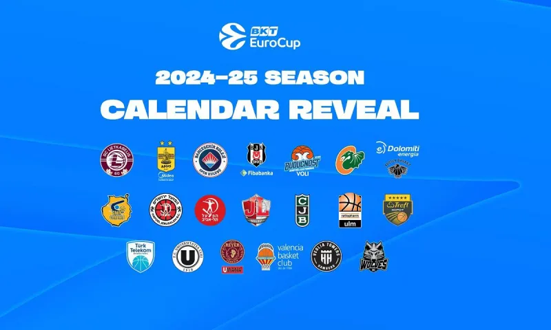 EuroCup σεζόν 2024-25: Στις 25/09 το τζάμπολ για τον Άρη - Αναλυτικά ολόκληρο το πρόγραμμα