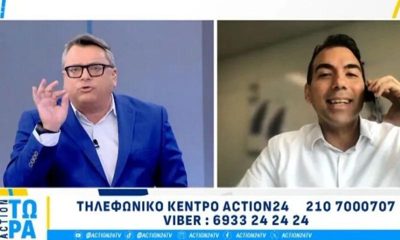 Χαμός στον αέρα του Action 24 - Ο Υποφάντης έκλεισε έξαλλος καλεσμένο