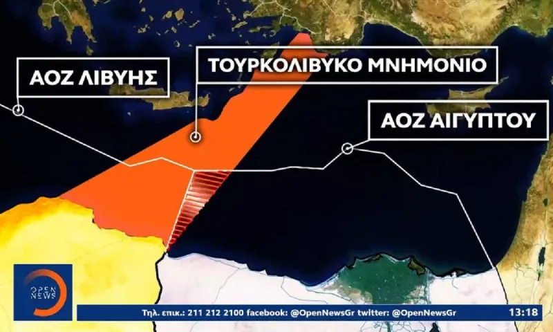 Ψυχρολουσία για την Τουρκία: Καμία χώρα παγκοσμίως δεν έχει δεχτεί το παράνομο τουρκολιβυκό μνημόνιο
