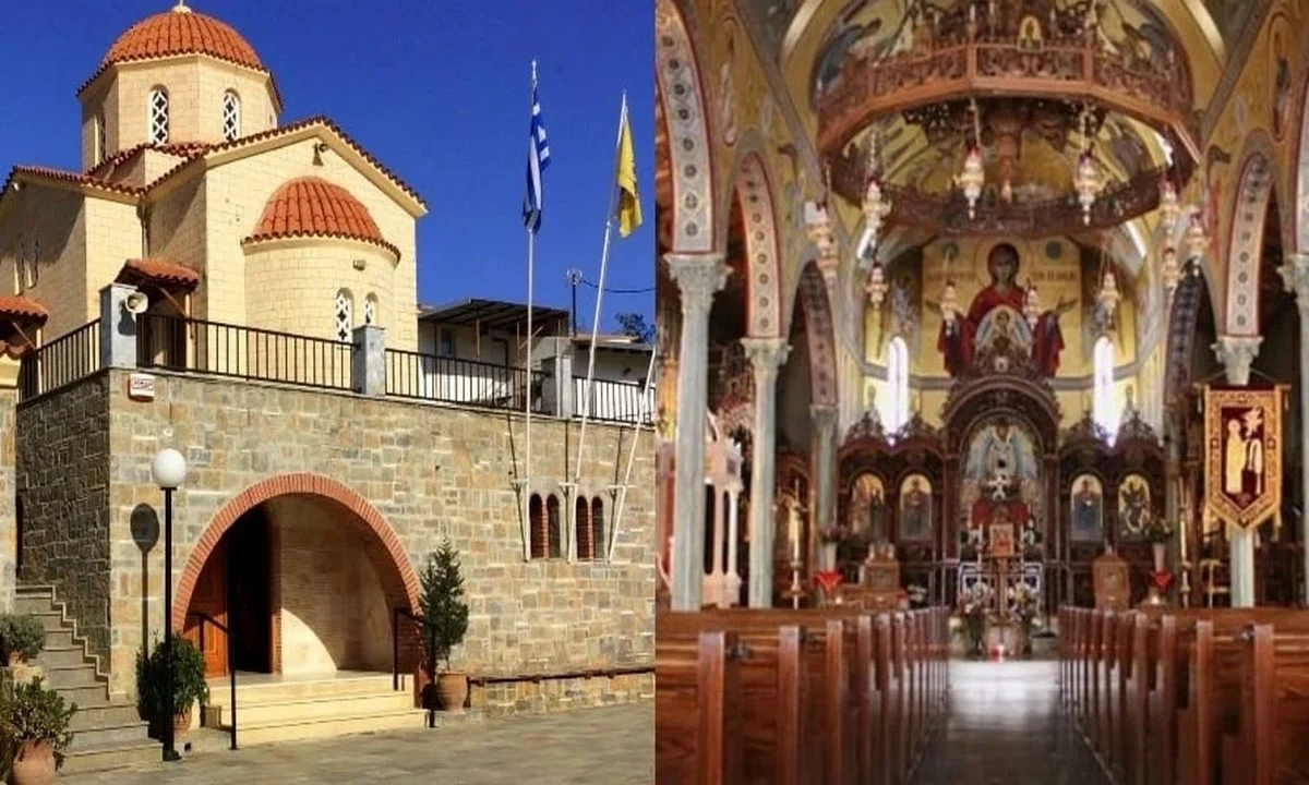 Κοσμοσυρροή στην Αγία Ειρήνη την Χρυσοβαλάντου παρά τις δυσμενείς συνθήκες - Οι πιστοί έδωσαν το παρών