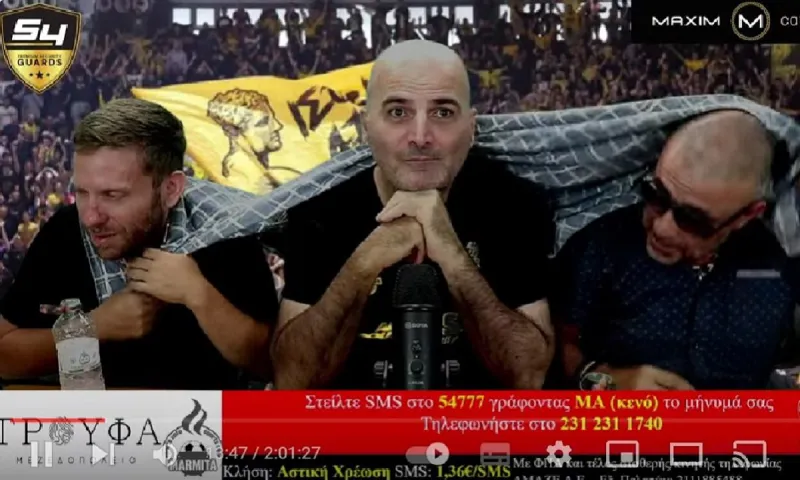 Μαρμίτα: Καζούρα με... σεντόνι-τραπεζομάντηλο σε ΠΑΟΚ από Ζάχο, Μπουγάτσα και Χατζηνάκο!