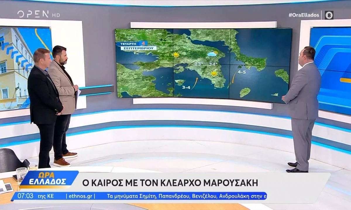 Κλέαρχος Μαρουσάκης: Έρχεται νέα κακοκαιρία – Βροχές και καταιγίδες!