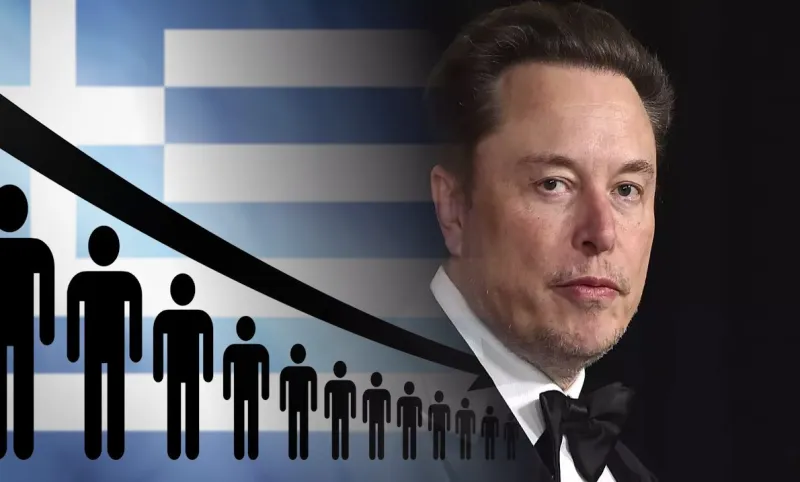 Έλον Μασκ: Και πάλι έκπληκτος με τη δημογραφική αυτοκτονία της Ελλάδας - «Ουόου, διπλάσιοι οι θάνατοι σε σχέση με τα μωρά που γεννήθηκαν»!