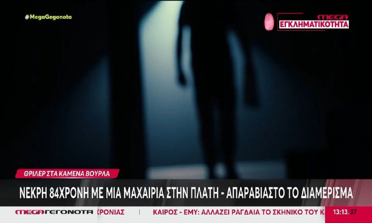 Μυστήριο με τη νεκρή 84χρονη στα Καμένα Βούρλα με το μαχαίρι στην πλάτη - Είχε μεγάλη περιουσία και πολλά σπίτια