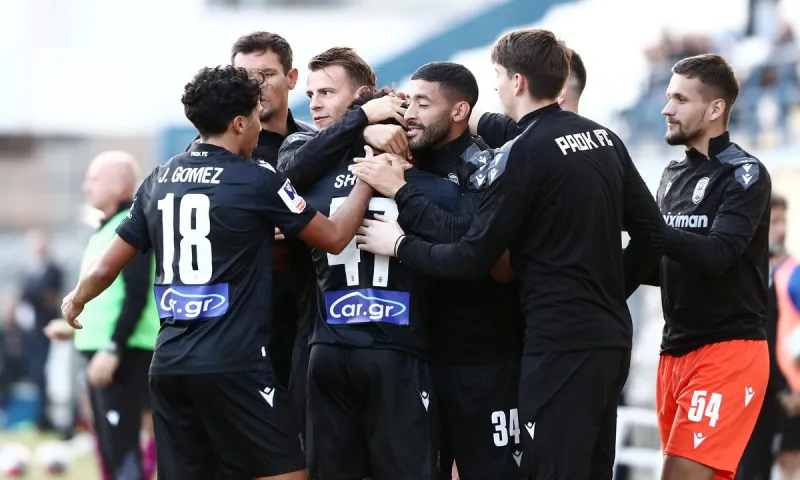 Αιγάλεω - ΠΑΟΚ 0-3: «Ασπρόμαυρος» αέρας στο Σίτι - Με το ένα πόδι στους «8» ο δικέφαλος